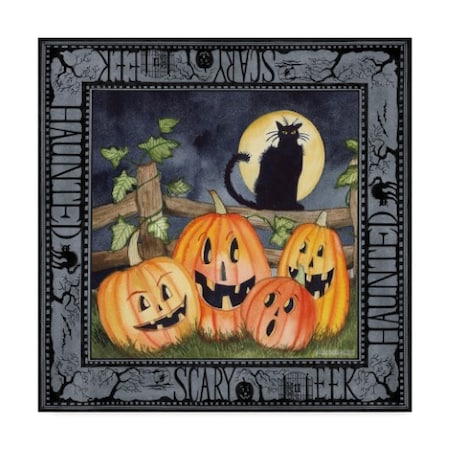 Kathleen Parr Mckenna 'Haunting Halloween Night I' Canvas Art,35x35